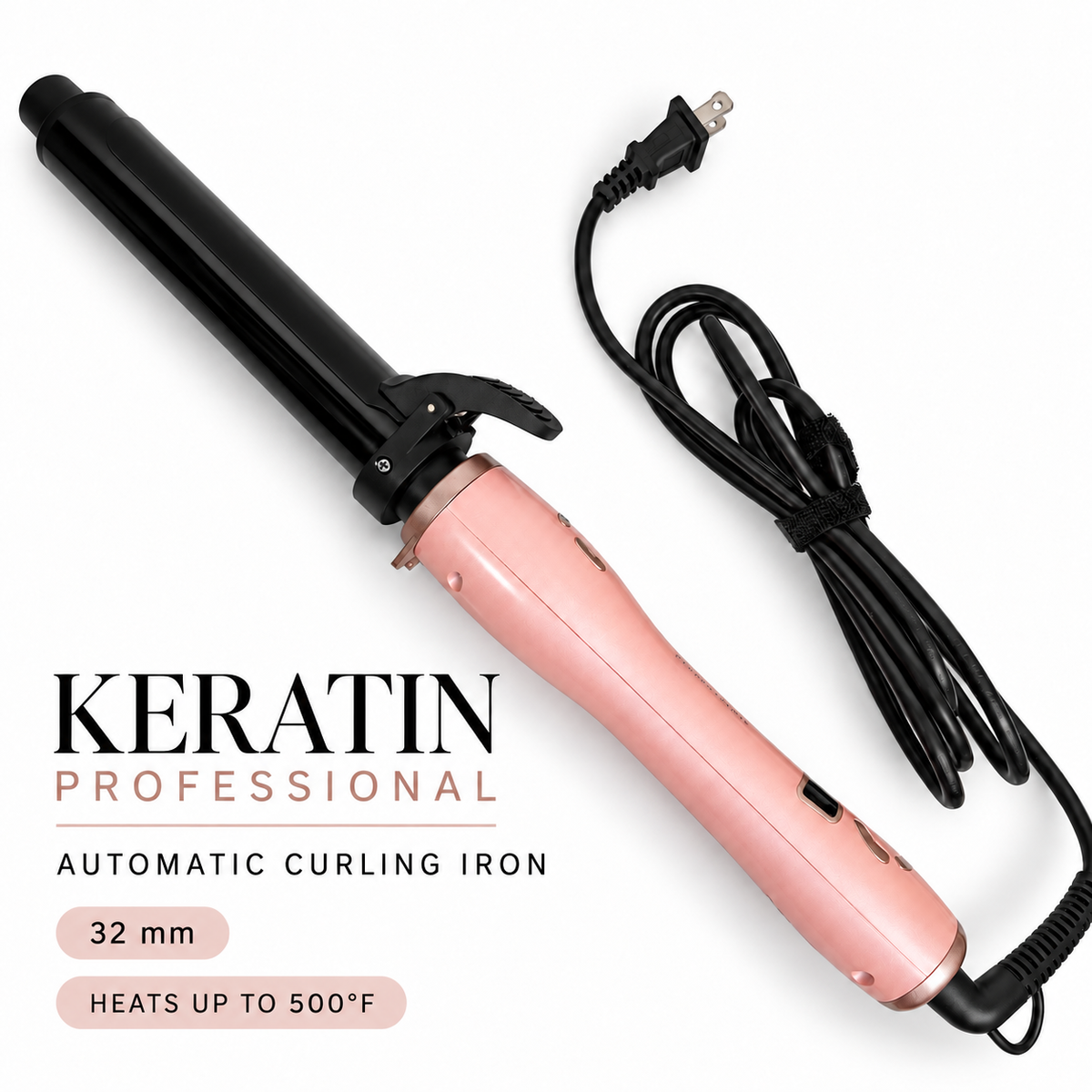 Keratin Professional Automatic Curling Iron