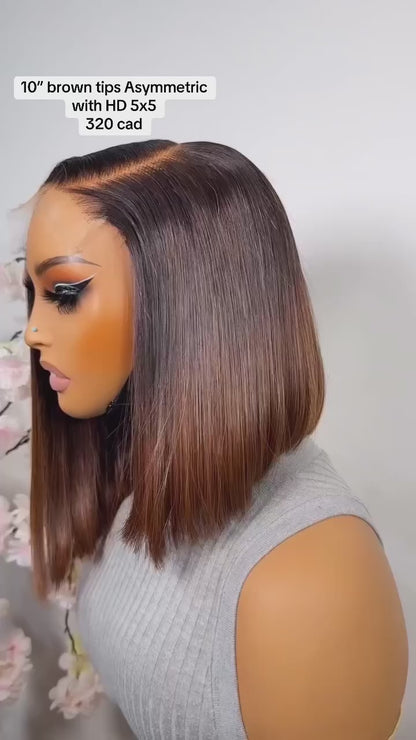 Luxe Asymmetricbone straight