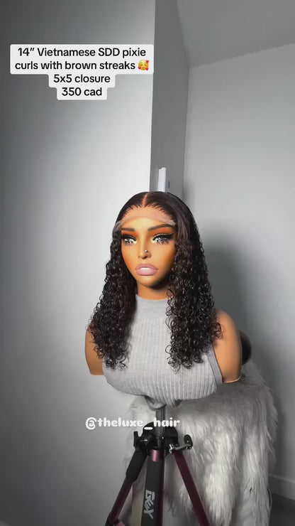 Vietnamese SDD pixie curls