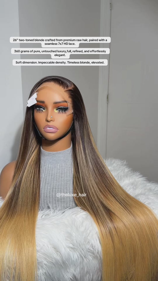 PREMIUM RAW TWO TONED BLONDE