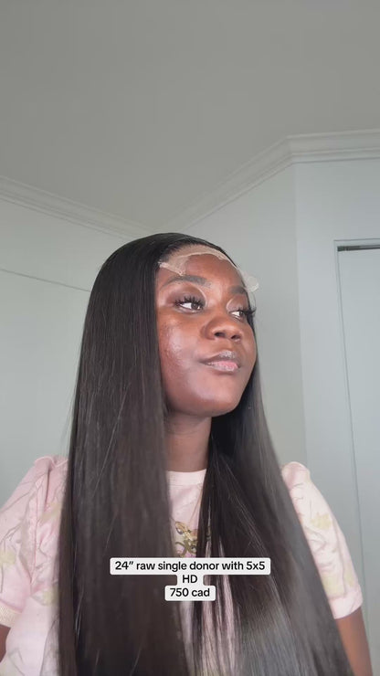 Premium luxe Raw bone straight